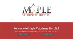 Desktop Screenshot of mvhvet.com