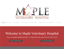 Tablet Screenshot of mvhvet.com